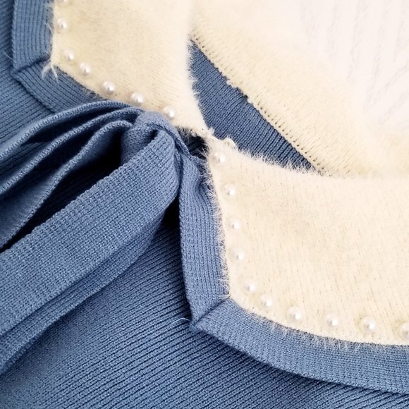 Pearl Collared Faux Fur Sweater - Picture 3 of 3